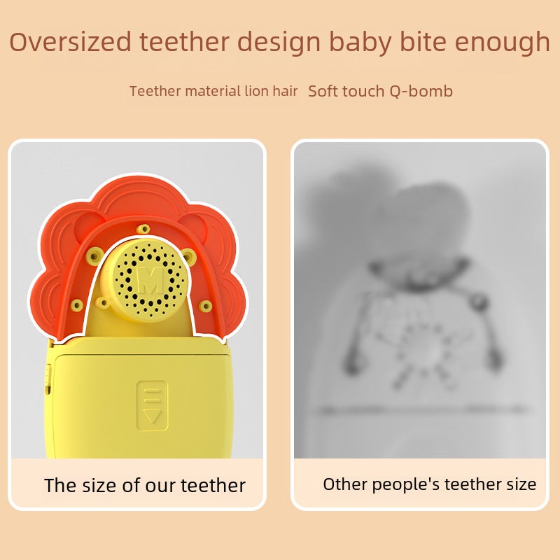 Children's mobile phone toys can bite the baby educational early education 0-1 years old 2 baby simulation model music phone(Moe Lion Mobile Phone Self-provided Battery [Cross-border English Version]]) - Image 5