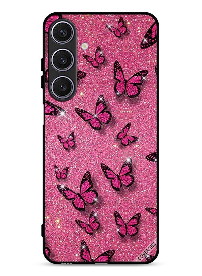 Covernex Samsung Galaxy A17 Protective Case Cover Glitters & Butterflies
