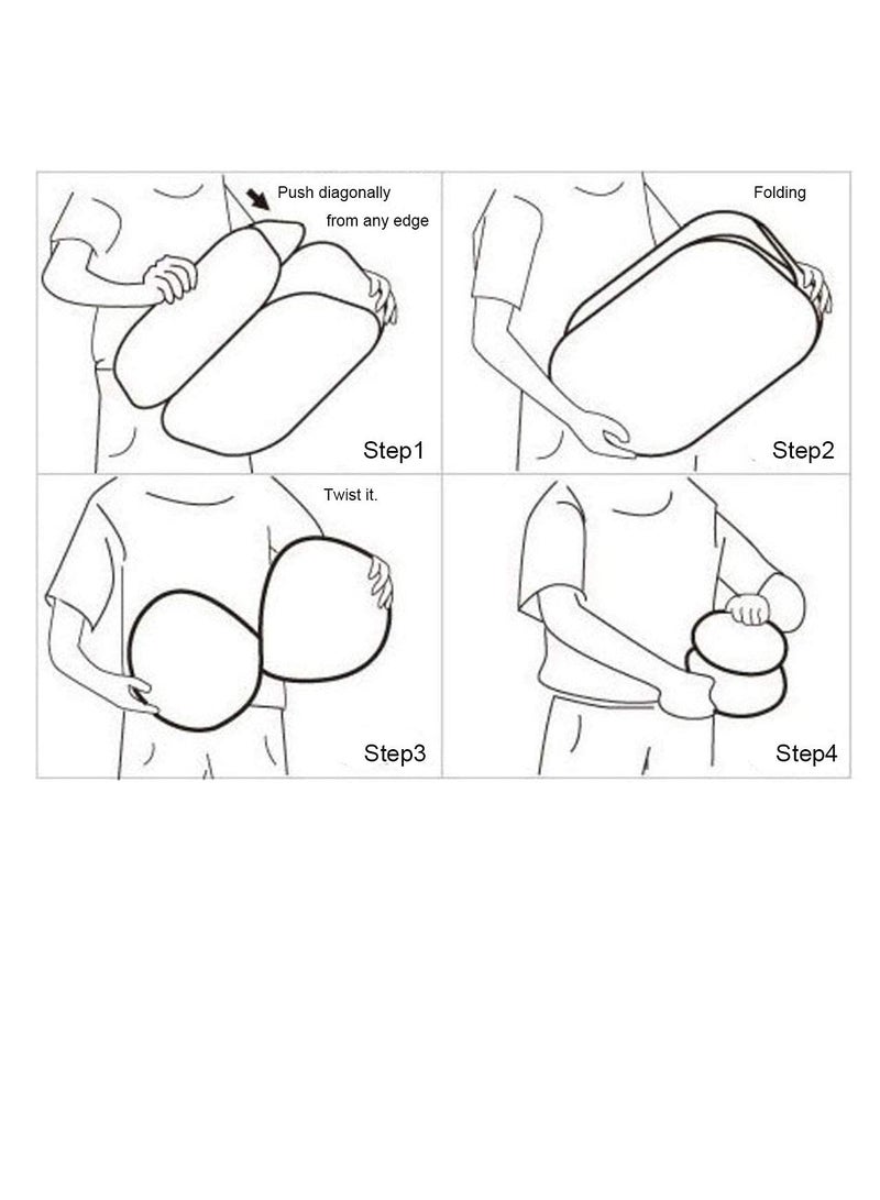 Mesh Popup Laundry Hamper,Portable for Storage and Easy to Open,with Portable, Durable Handles.Folding Pop-Up Clothes Hampers are Great for College Dorm,The Kids Room (Black | Set of 2) - Image 4