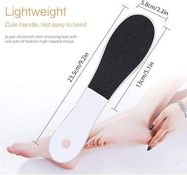 nuoshen DoubleSided Foot File 6pcs Foot Rasp Files Disposable Foot Rasp Manicure File Callus Hard Skin Remover - Image 3