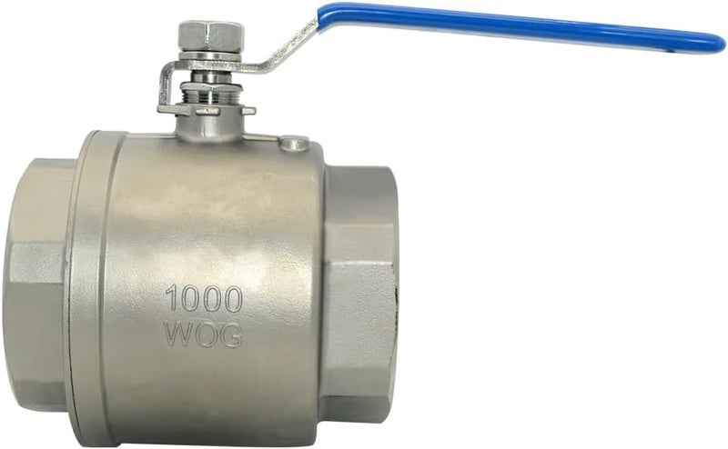 DAN SPEED 4" NPT Female 316 Stainless Steel Full Port Ball Valve Vinyl Handle WOG1000 - Image 3