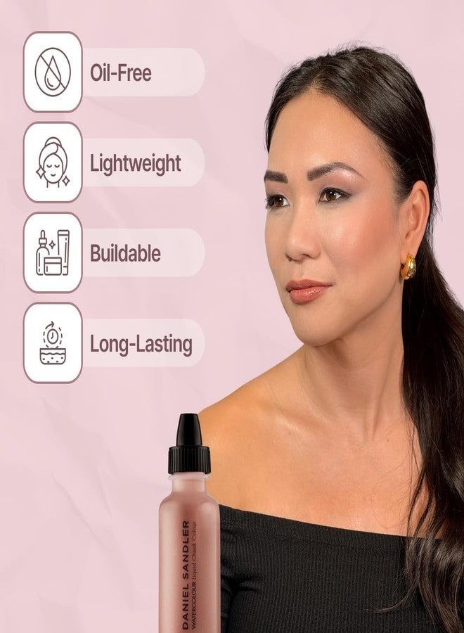 Daniel Sandler Watercolour Liquid Blush for Cheeks, Lips & Eyes Lightweight Formula - Glow - Image 2