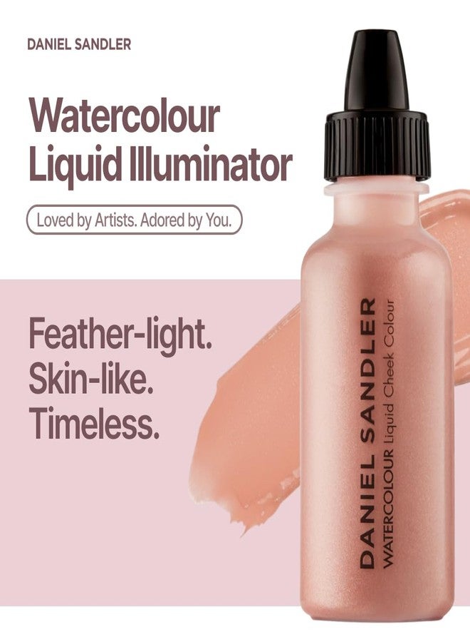 Daniel Sandler Watercolour Liquid Blush for Cheeks, Lips & Eyes Lightweight Formula - Glow - Image 4