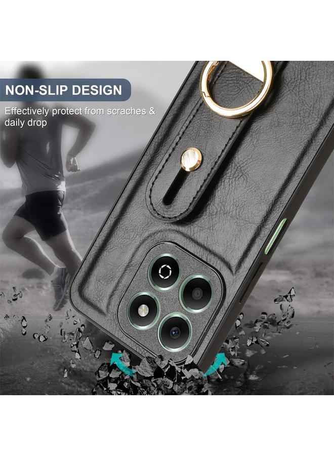 اس-توب جراب هاتف Honor X6b بسوار معصم من الجلد - Image 5