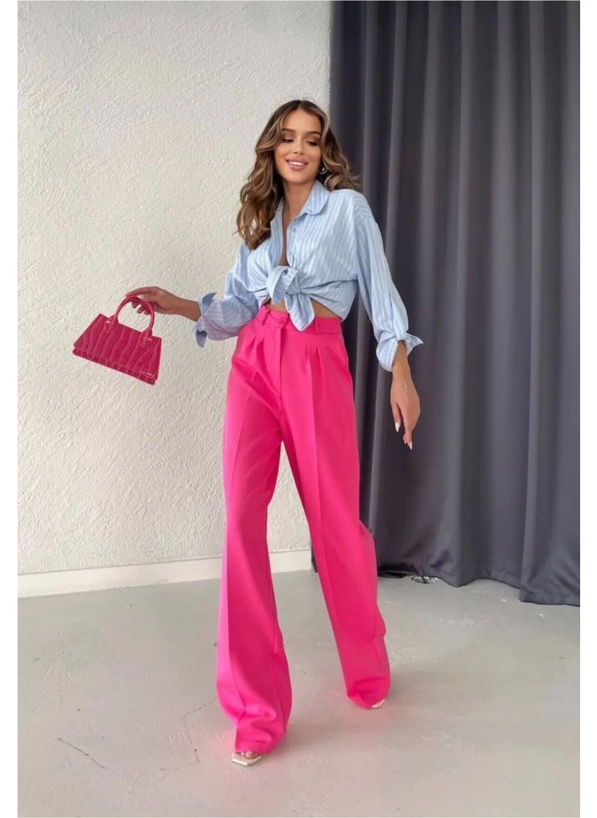 Işılda Fashion - Women's Clothing Fabric Palazzo Pants - Image 1