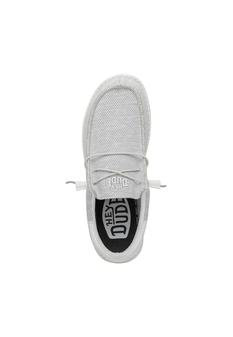 HEYDUDE Men's Wally Funk Mono Ghosted Size 11| Men's Loafers | Men's Slip On Shoes | Comfortable & Light-Weight - Image 4
