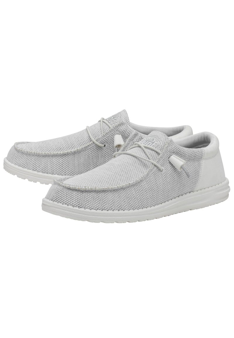HEYDUDE Men's Wally Funk Mono Ghosted Size 11| Men's Loafers | Men's Slip On Shoes | Comfortable & Light-Weight - Image 2