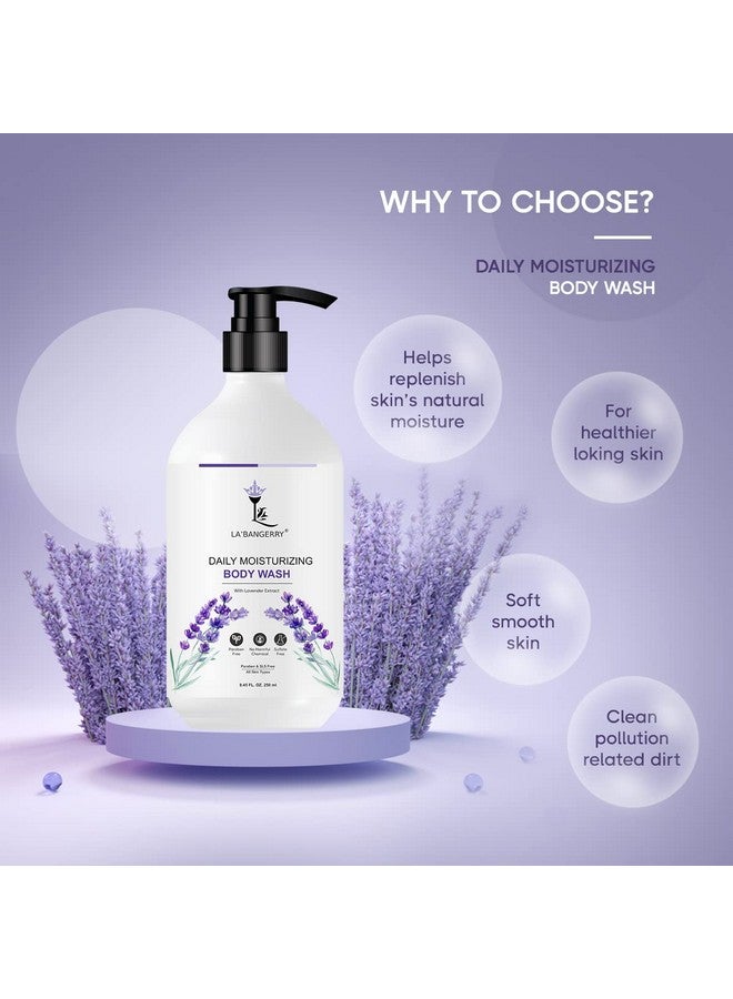 LA'BANGERRY Moisturizing Body Wash For Dry Skin With Lavender Extract, Cleanses And Moisturizes Skin, 250ml - Image 5