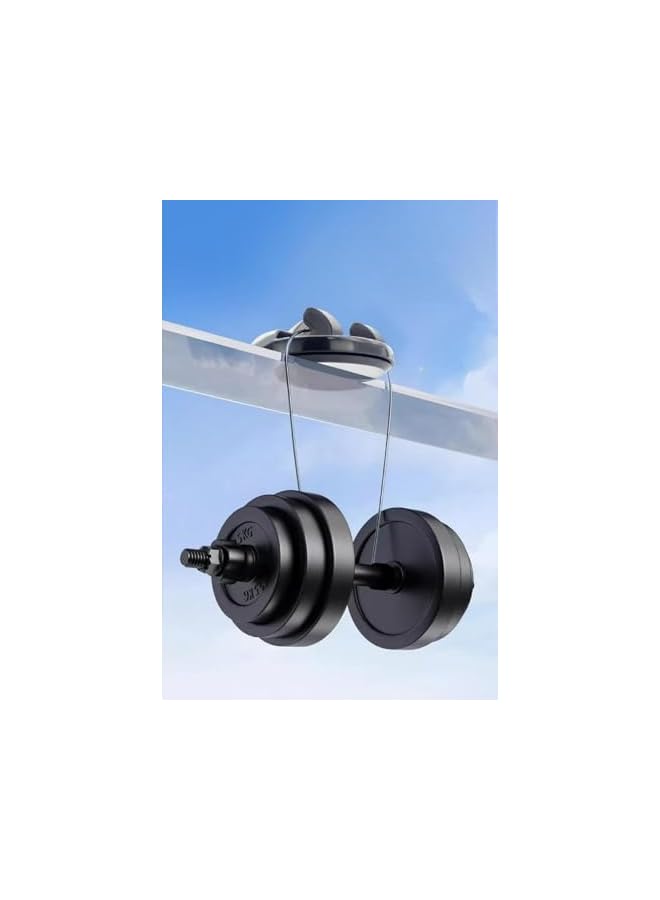 S-TOP 360°Rotating Car Phone Holder Mount 2025 Updated, Dashboard Cell Phone Holder, Navigation with Luminous Parking Number Plate, Washable Ultra-Stable Chassis Bracket, Universal for Cars (Black) - Image 4