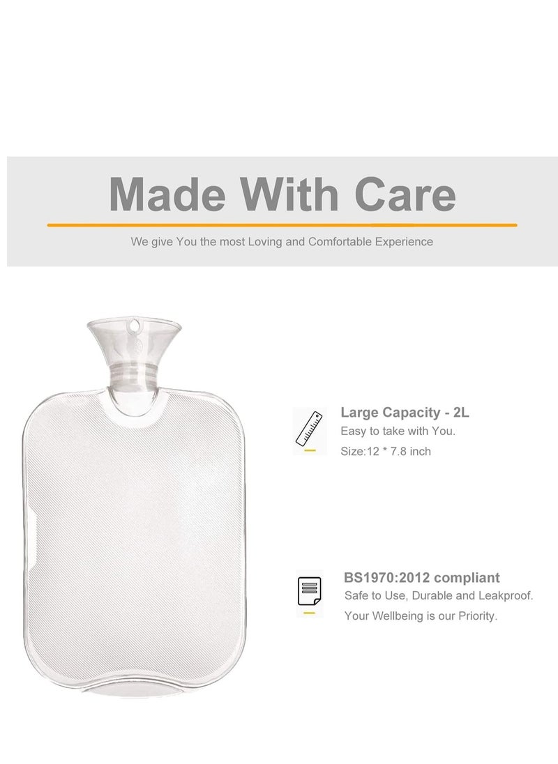 Lifenpure Lifenpure™ Hot Water Bag 2 Liter with Knit Cover  - Image 4