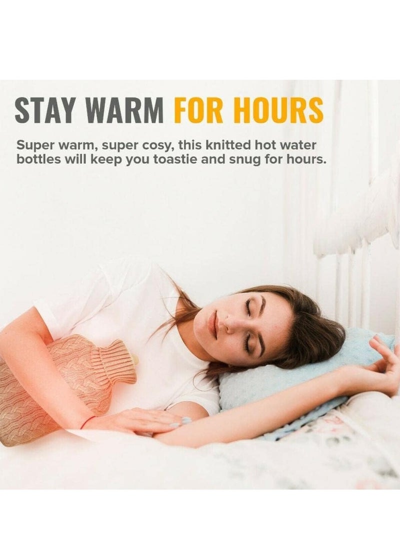 Lifenpure Lifenpure™ Hot Water Bag 2 Liter with Knit Cover  - Image 3