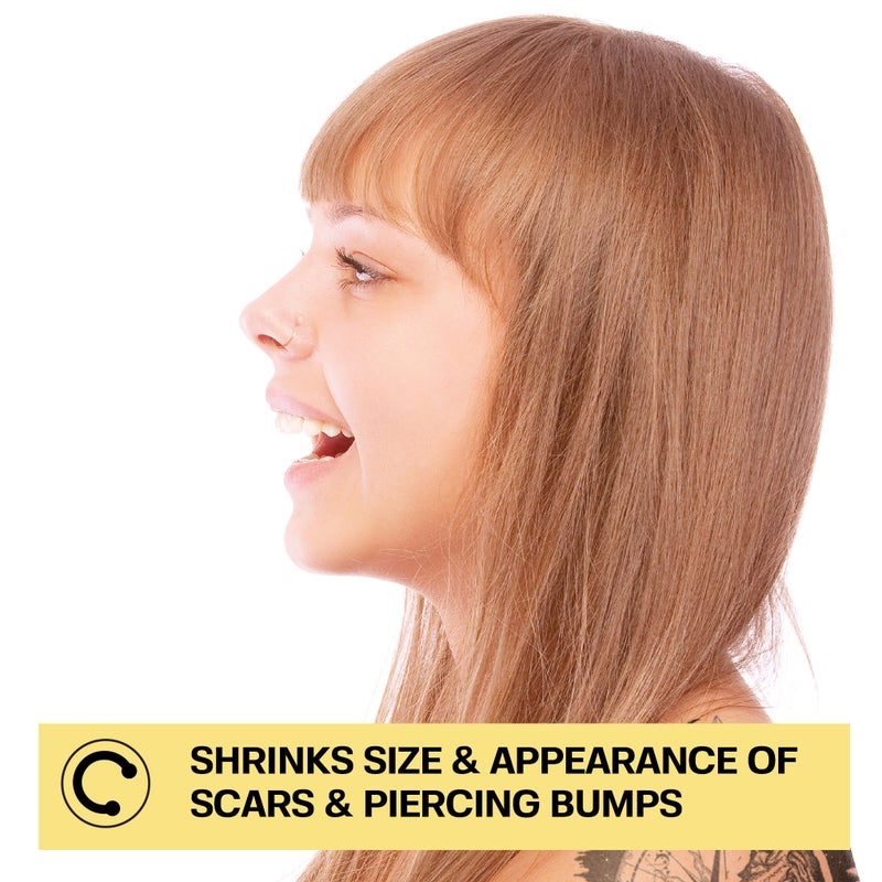 BASE LABORATORIES Piercing Bump Solution & Keloid Bump Removal | Soothing Piercing Aftercare for Piercing Bumps & Keloid Scar Removal | Ear & Nose Keloid Bumps Piercing Aftercare Solution Oil | 0.5 oz - Image 3