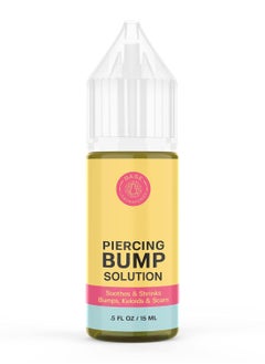 BASE LABORATORIES BASE LABORATORIES Piercing Bump Solution & Keloid Bump Removal | Soothing Piercing Aftercare for Piercing Bumps & Keloid Scar Removal | Ear & Nose Keloid Bumps Piercing Aftercare Solution Oil | 0.5 oz  - Image 1