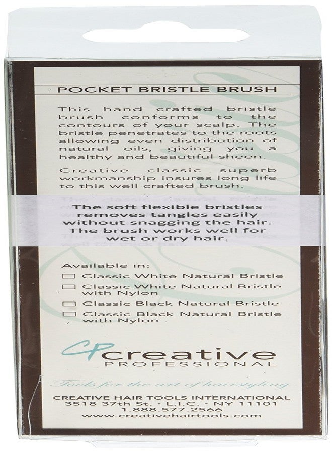 Creative Hair Brushes Wet/Dry Detangling Pocket Ball pt. Epoxy Tip Bristles with Durable Air filled Cushion - Pink - Image 4