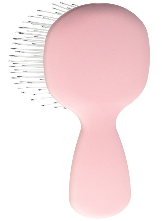 Creative Hair Brushes Wet/Dry Detangling Pocket Ball pt. Epoxy Tip Bristles with Durable Air filled Cushion - Pink - Image 2