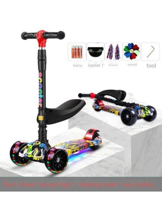 Street Dance Graffiti Hummer Wheel + Music Light Seat