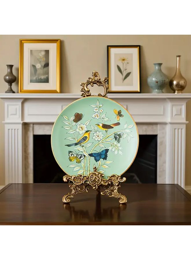 Bohemian Antique Picture Frame And Plate Holder Display Stand Pattern Style L - Image 4