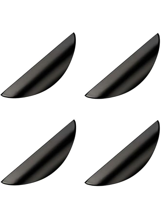 promass Cabinet Pulls,Furniture Hardware Collection, Cabinet Handles, Drawer Pulls, Door Pulls, Kitchen Cupboard Handle, Pack of 4,Black - Image 1