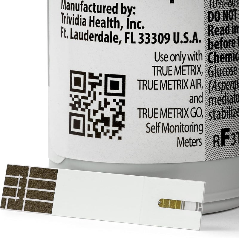 LEADER True Metrix Blood Glucose Test Strips for Diabetes Tiny Blood Sample SelfMonitoring Triple Sense Technology for Adults and Kids 12 Compatible with True Metrix Meters only 50 Strips - Image 3