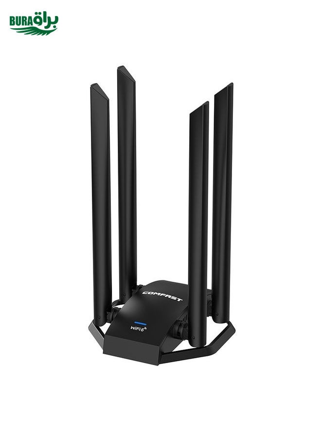 BURAQ - COMFAST CF-975AX 5400Mbps USB3.0 WiFi6 Dual Frequency Free Drive Network Card - Image 1