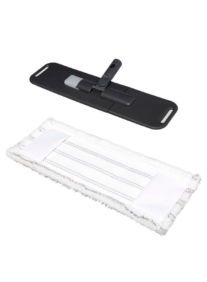 Five Simply Smart Click and Clean Microfiber Mop Head White and Black 14 x 18 x 46 cm 164743 - Image 2