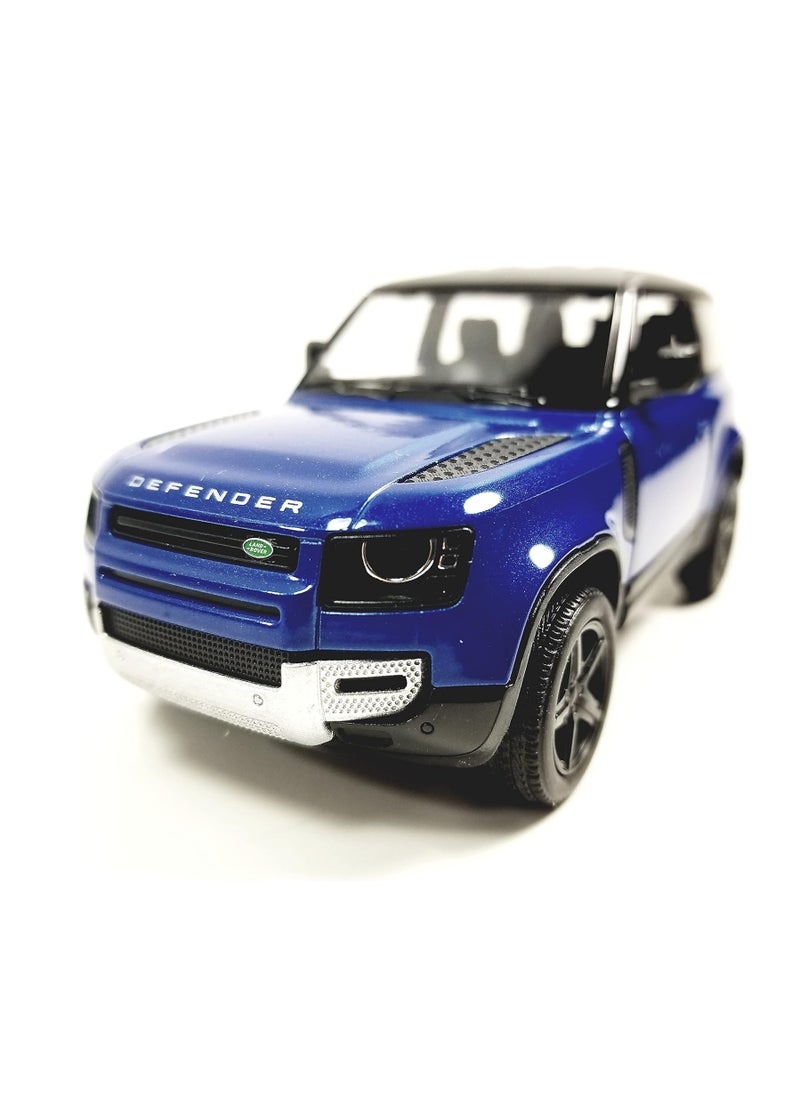 Kinsmart Land Rover Defender 90 Sky Blue 136 Scale Diecast SUV  - Image 5