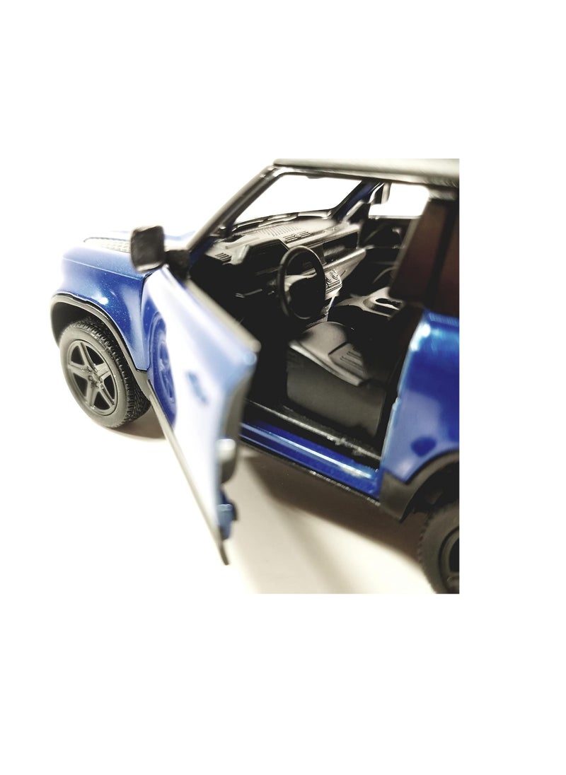 Kinsmart Land Rover Defender 90 Sky Blue 136 Scale Diecast SUV  - Image 2