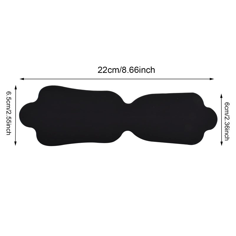 Angzhili 1 pc Silicone Dental Orthodontic Photography Contraster,Bendable Intraoral Photography Background Board,Black Background Board Contraster (C1) - Image 3