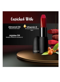 Faces Canada FACES CANADA Weightless Matte Lipstick Plum 24 Plum 4.5g  Highly Pigmented Lip Color Smooth One Stroke Glide Moisturizes and Hydrates Lips Vitamin E Jojoba and Almond Oil Enriched  - Image 3