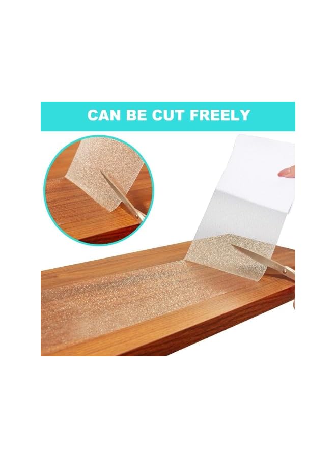 PROMASS Non Slip Stair Treads Tape 15 Pieces：Anti-Slip Indoor Adhesive Staircase Step Treads Strip, Waterproof Safety Anti-Slip Tape, Heavy Duty Non-Slip Traction Tape for Stairs, Floor, Bathroom (10x81cm) - Image 4