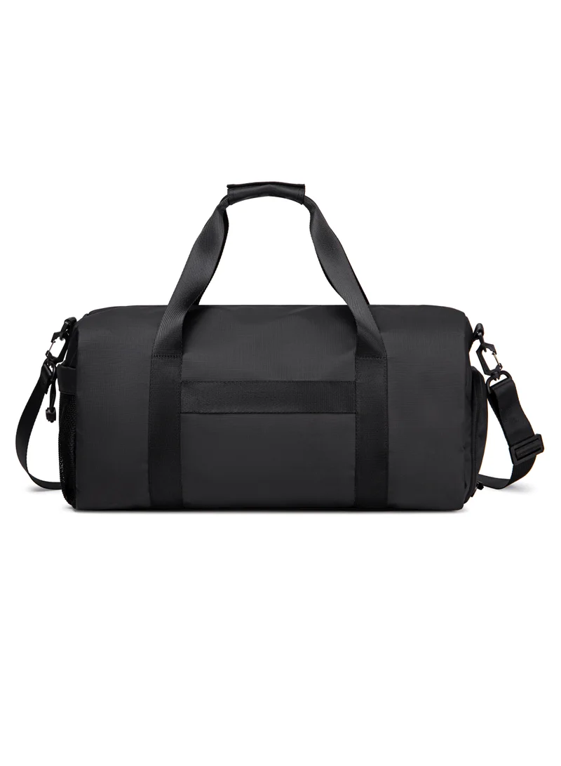 ARCTIC HUNTER Premium Gym Bag Water Resistant Duffel Bag with Shoe Compartment and Detachable Shoulder Straps for Men and Women LX00537 Black