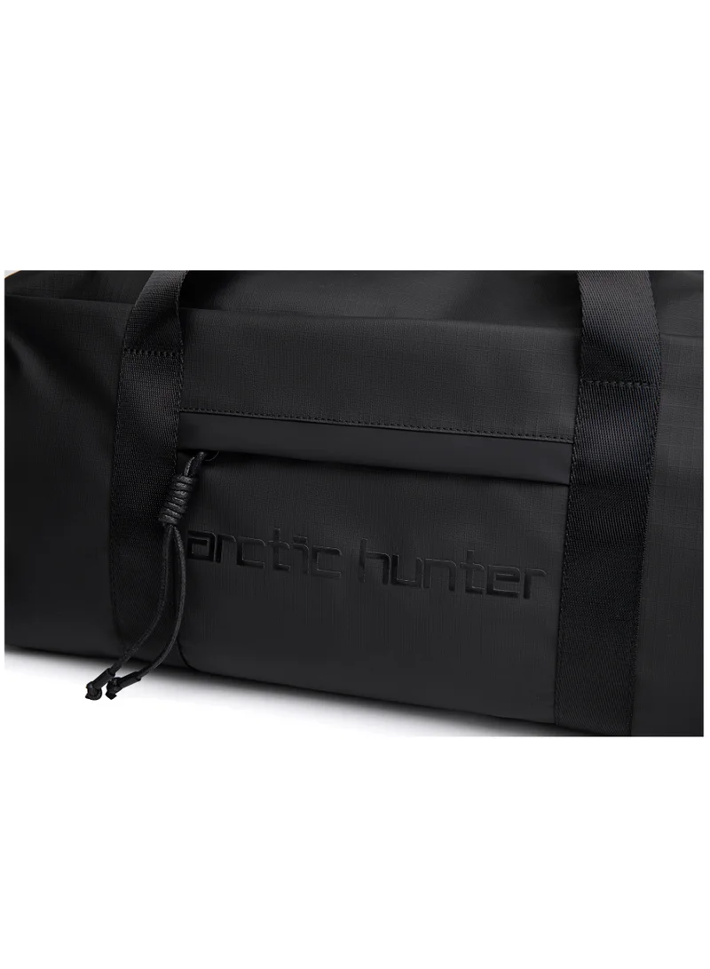 ARCTIC HUNTER Premium Gym Bag Water Resistant Duffel Bag with Shoe Compartment and Detachable Shoulder Straps for Men and Women LX00537 Black