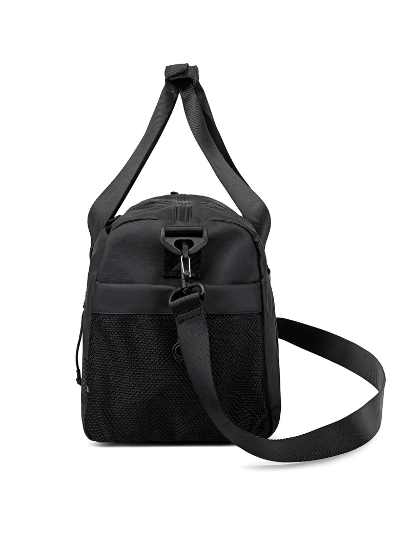 ARCTIC HUNTER Premium Gym Bag Water Resistant Duffel Bag with Shoe Compartment and Detachable Shoulder Straps for Men and Women LX00537 Black