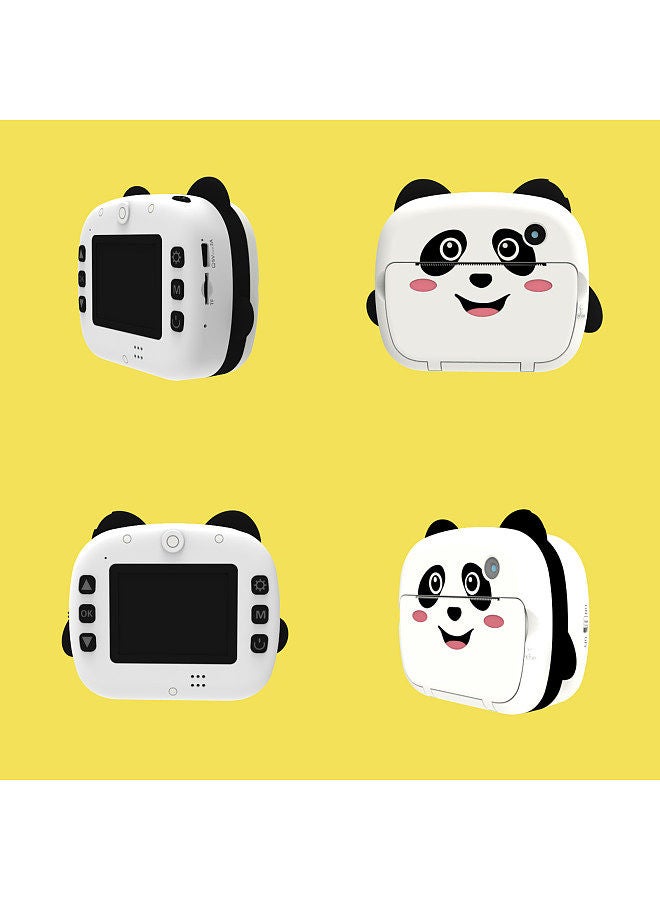 Portable Children Instant Thermal Print Camera 2.4 Inch Screen 1080P Digital Camera Photo Selfie 1080P FHD Video Thermal Inkless Printing 3 Rolls White Print Paper Learning Toy  - Image 5
