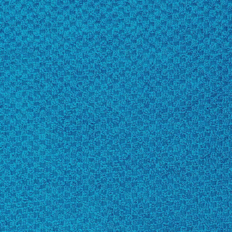 CASA COPENHAGEN Casa Copenhagen Egyptian Cotton Popcorn2 Pcs Hand Towel 40 X 60 cm Colour Teal Blue  - Image 3