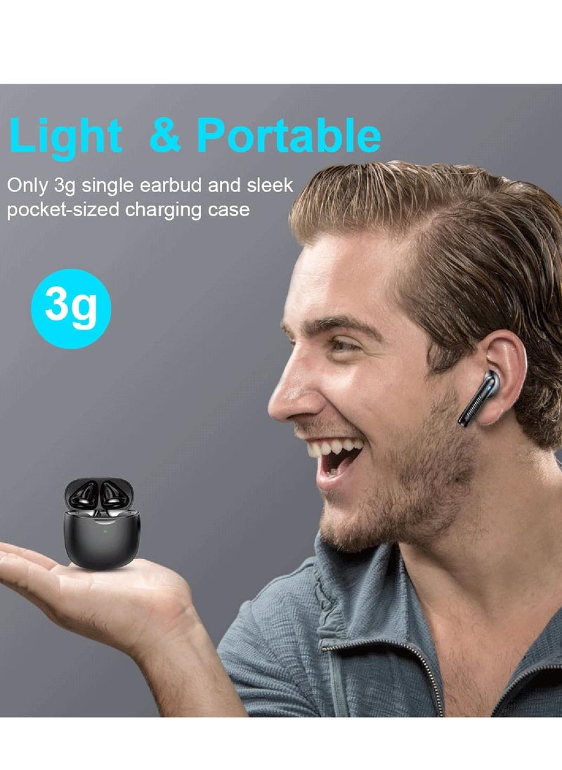 Generic - Bluetooth 5.3 Earbuds Stereo Bass Bluetooth Headphones in Ear Noise Cancelling Mic Earphones IP7 Waterproof Sports 32H Playtime USB C Mini Charging Case Ear Buds Black - Image 1