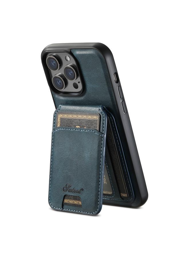 Suteni Case For iPhone 12 Pro Max H15 MagSafe Oil Eax Leather Detachable Wallet Back Phone Case - Image 3