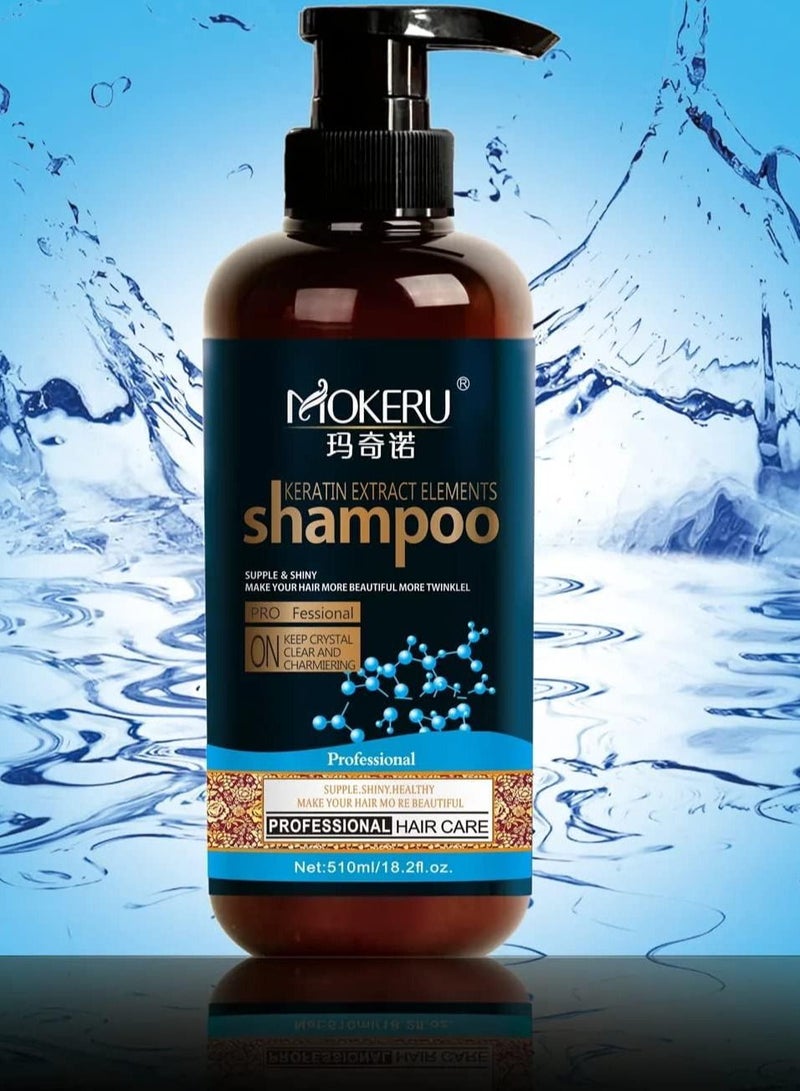 موكيرو شامبو الكيراتين للاستخدام اليومي من موكيرو مع التنظيف العميق والعناية بالترطيب - Image 1