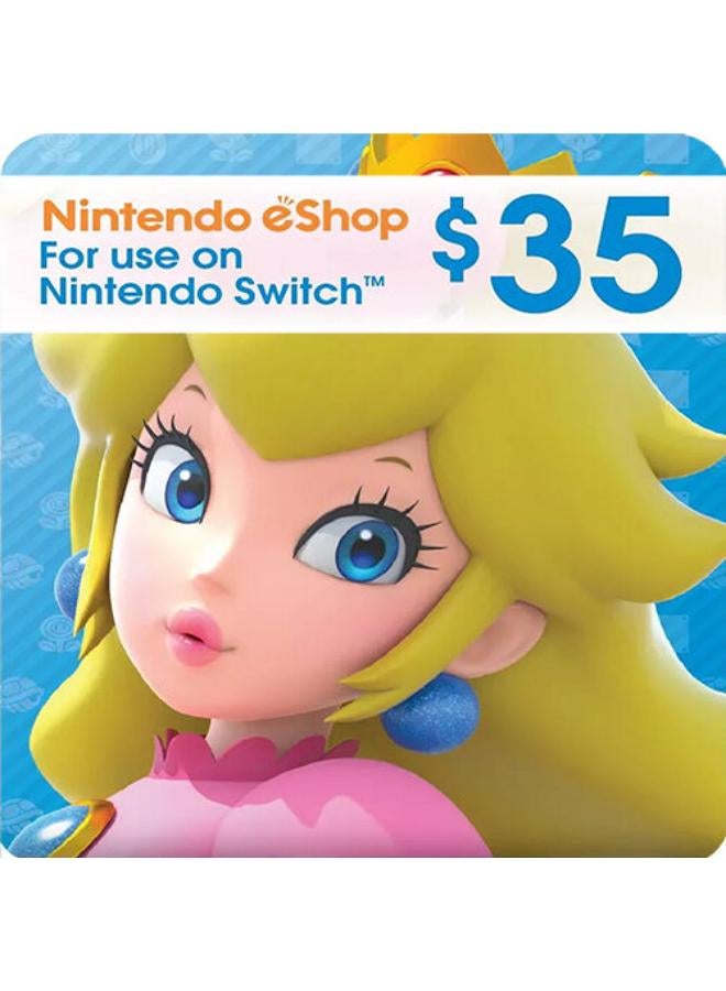 Nintendo eShop Gift Card – USA 35 USD