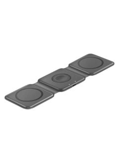 Bazic Gomag Trio 3-In-1 Foldable Magnetic Wireless Charger 15w Grey  - Image 5