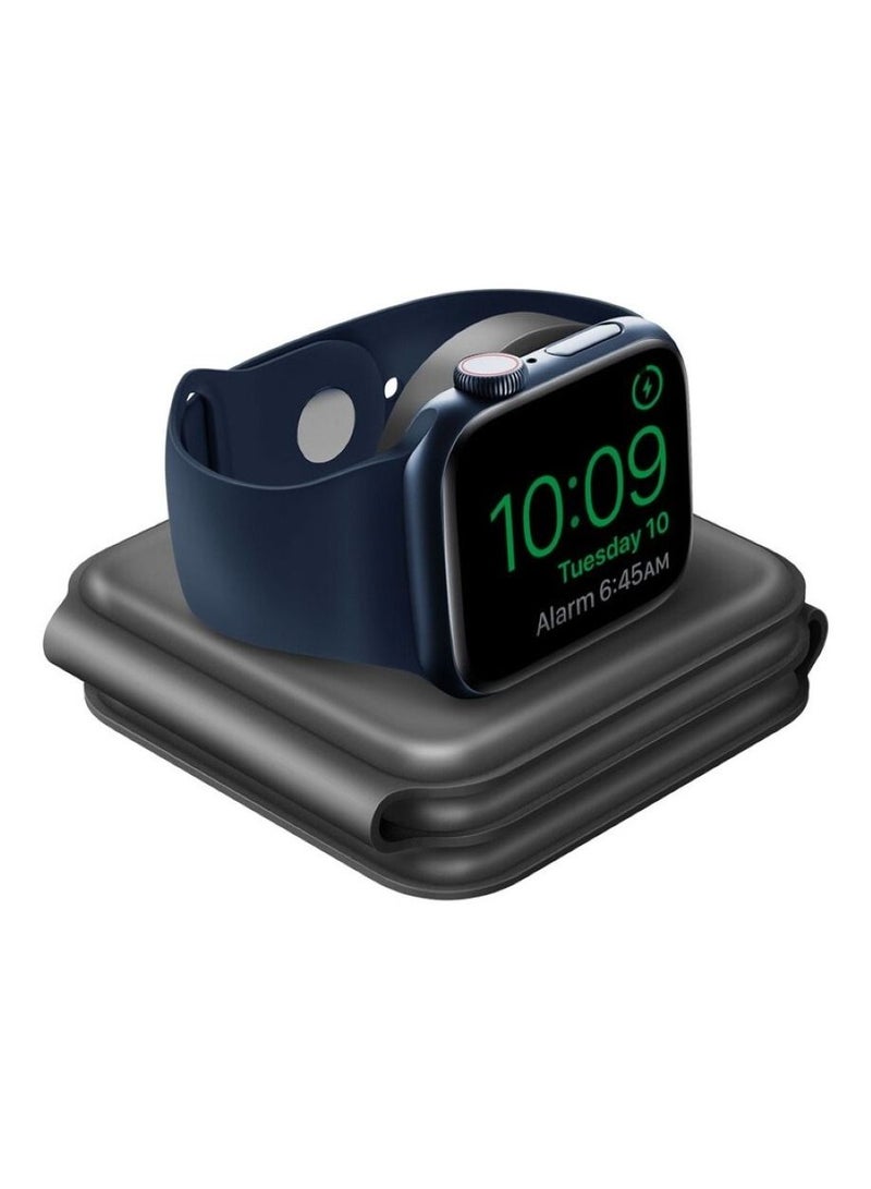 Bazic Gomag Trio 3-In-1 Foldable Magnetic Wireless Charger 15w Grey - Image 3