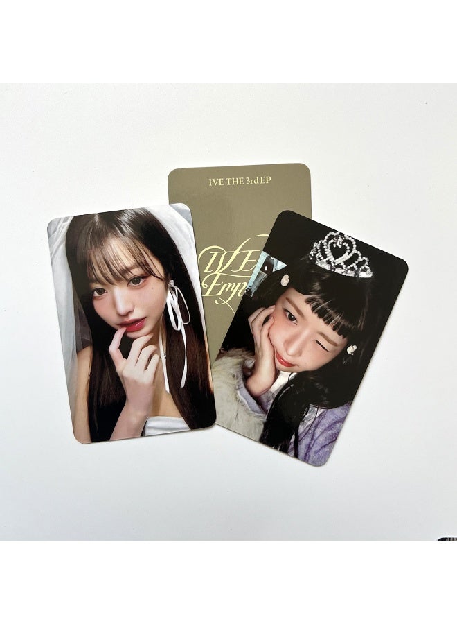 NIBEMINENT 6 قطع بطاقات لومو Kpop IVE EMPATHY ATTITUDE لهدايا مجموعة المعجبين - Image 2