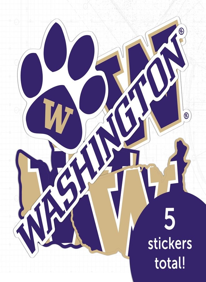 Desert Cactus University of Washington UW Huskies Husky Sticker Vinyl Decals Laptop Water Bottle Car Scrapbook T2 (Type 2-3) - Image 5
