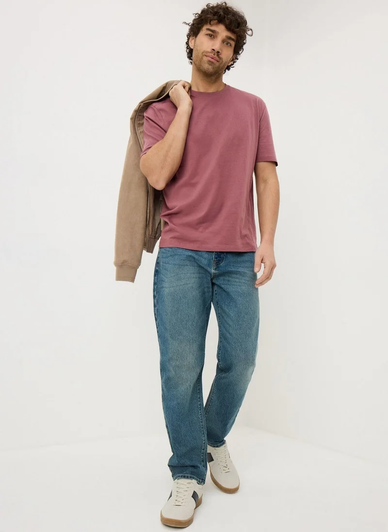 Matalan Ginger Essential Crew Neck T-Shirt