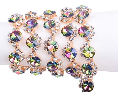 KAOYOO 1 Yard Crystal Rhinestone Chain Trim for Sewing Crafts,DIY,Decoration - Image 3