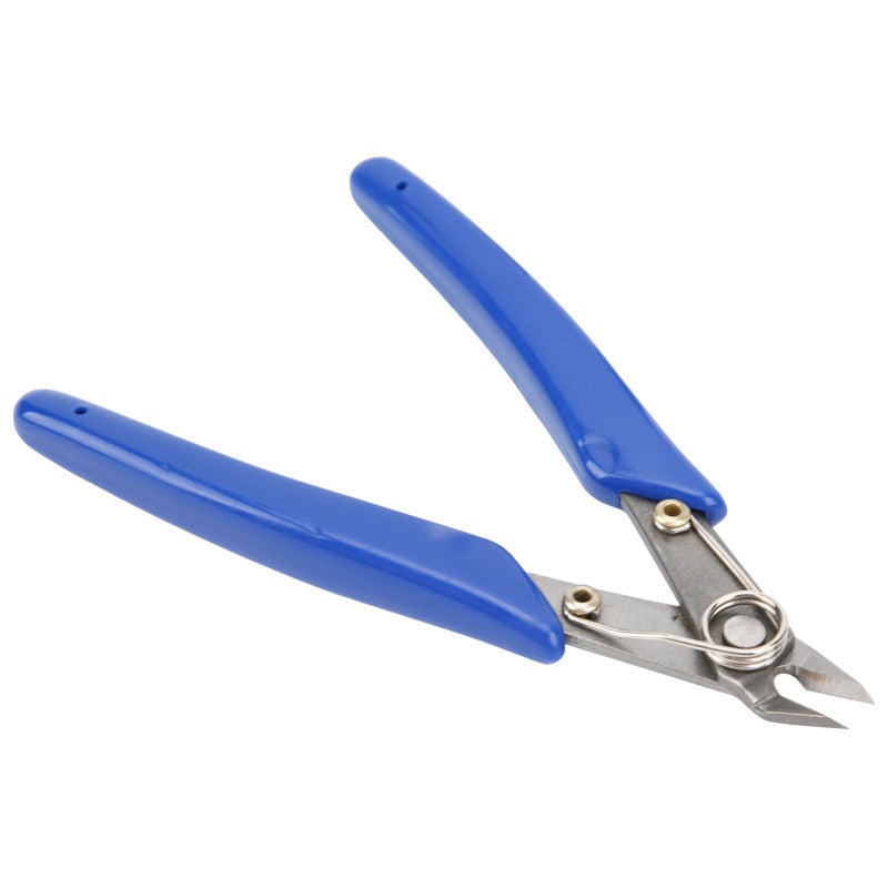 JY Model Cutter 5mm² Shearing Capacity PVC Handle - Chrome Vanadium Steel Dipped Grip Oblique Mouth Pliers for Electronic Repair Jewelry Processing DIY - Image 4