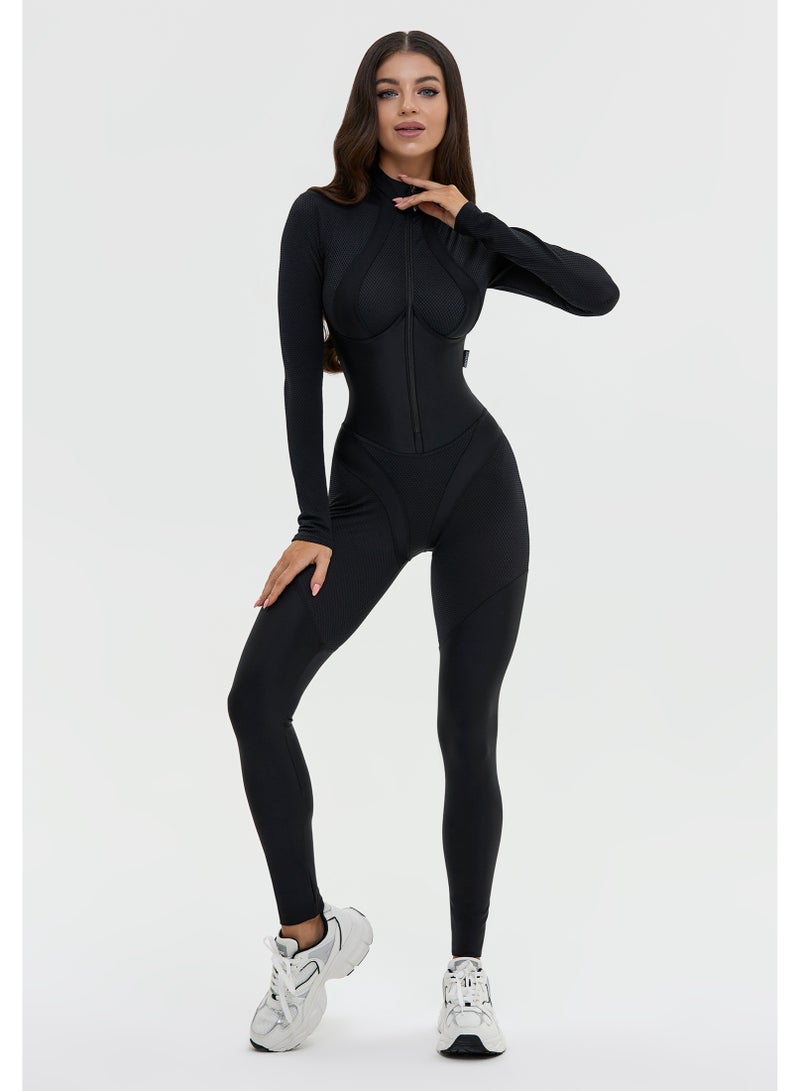 Bona Fide One Piece Workout Jumpsuits for Women - Athletic Romper Jumpsuit with Tummy Control for Yoga, Gym - Image 1