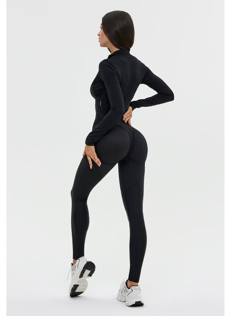 Bona Fide One Piece Workout Jumpsuits for Women - Athletic Romper Jumpsuit with Tummy Control for Yoga, Gym - Image 3