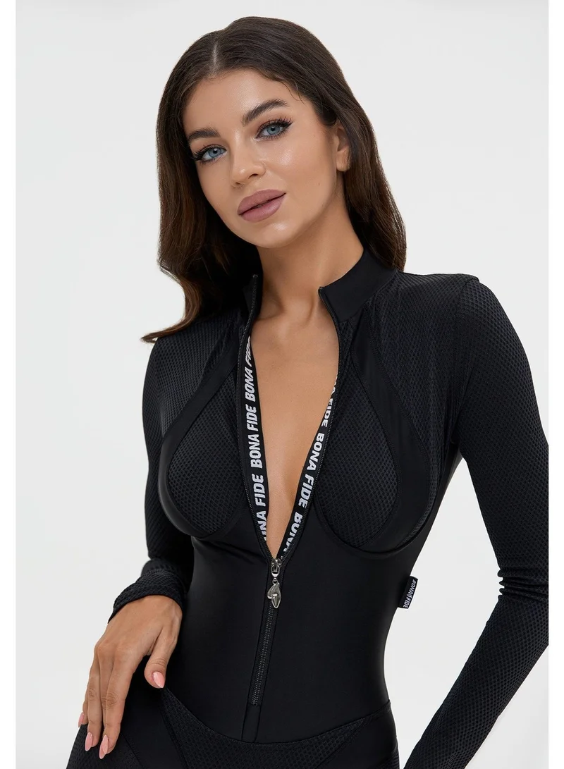 Bona Fide Mistress Black Mistress Gym Jumpsuit for Women for Women | Best Price UAE