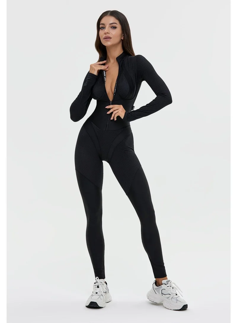 Bona Fide Mistress Black Mistress Gym Jumpsuit for Women for Women | Best Price UAE